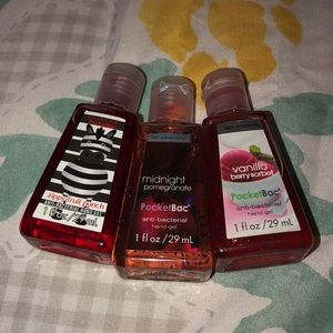 3 pack of old bath&body works hand sanitizers